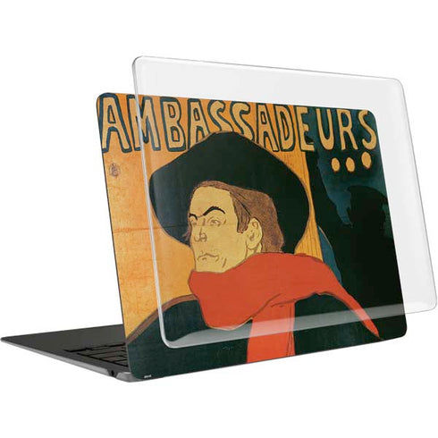 Henri Toulouse-Lautrec Ambassadeurs Aristide Bruant MacBook Air 15in (2023-2025) Case plus Skin