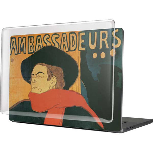 Henri Toulouse-Lautrec Ambassadeurs Aristide Bruant MacBook Pro 16in (2021-25) Case plus Skin