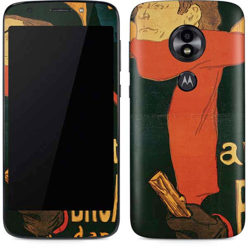 Henri Toulouse-Lautrec Ambassadeurs Aristide Bruant Moto E5 Play Skin