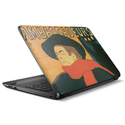 Henri Toulouse-Lautrec Ambassadeurs Aristide Bruant HP Notebook Skin