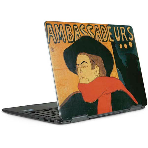Henri Toulouse-Lautrec Ambassadeurs Aristide Bruant Notebook 9 Pro 13in (2017) Skin