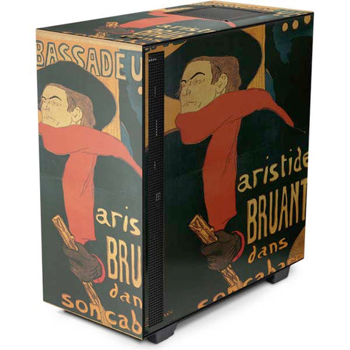 Henri Toulouse-Lautrec Ambassadeurs Aristide Bruant NZXT H510 Compact ATX Mid-Tower Case Skin