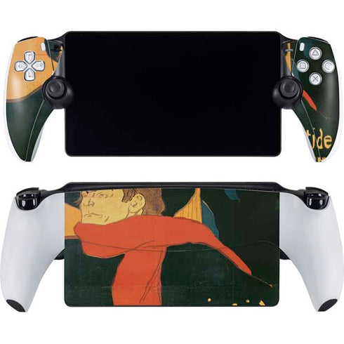 Henri Toulouse-Lautrec Ambassadeurs Aristide Bruant PlayStation Portal Remote Player Skin