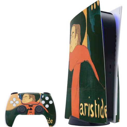 Henri Toulouse-Lautrec Ambassadeurs Aristide Bruant PS5 Bundle Skin
