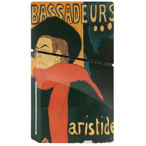Henri Toulouse-Lautrec Ambassadeurs Aristide Bruant PS5 Slim Disk Bundle Skin