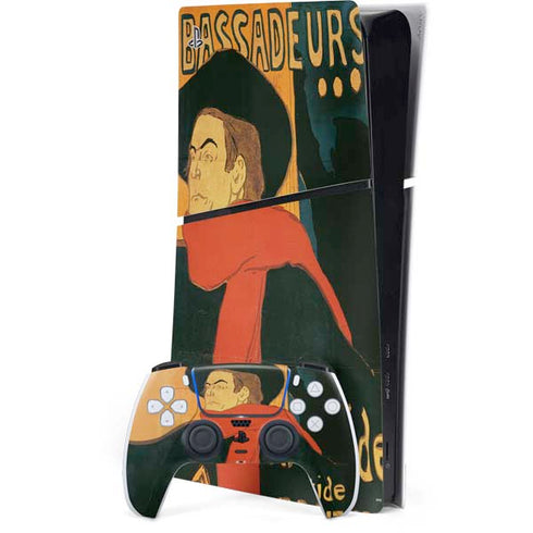 Henri Toulouse-Lautrec Ambassadeurs Aristide Bruant PS5 Slim Digital Edition Bundle Skin