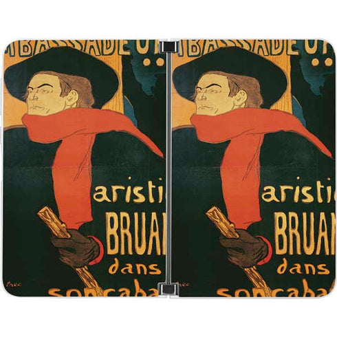 Henri Toulouse-Lautrec Ambassadeurs Aristide Bruant Surface Duo Skin