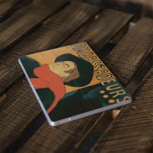 Henri Toulouse-Lautrec Ambassadeurs Aristide Bruant Surface Go Skin