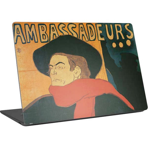 Henri Toulouse-Lautrec Ambassadeurs Aristide Bruant Surface Laptop 4 15in Skin