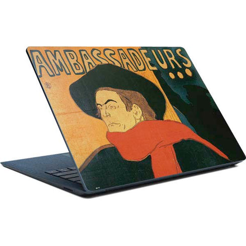 Henri Toulouse-Lautrec Ambassadeurs Aristide Bruant Surface Laptop Skin