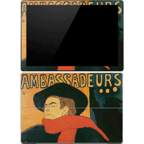 Henri Toulouse-Lautrec Ambassadeurs Aristide Bruant Surface Pro 4 Skin