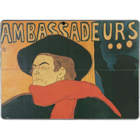 Henri Toulouse-Lautrec Ambassadeurs Aristide Bruant Surface Pro 9 Skin