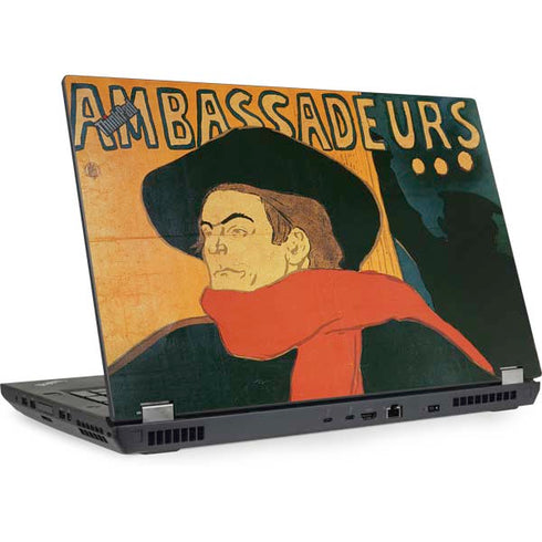 Henri Toulouse-Lautrec Ambassadeurs Aristide Bruant Lenovo ThinkPad Skin