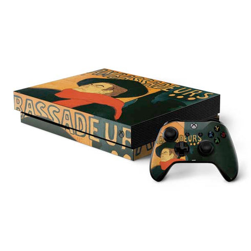 Henri Toulouse-Lautrec Ambassadeurs Aristide Bruant Xbox One X Bundle Skin