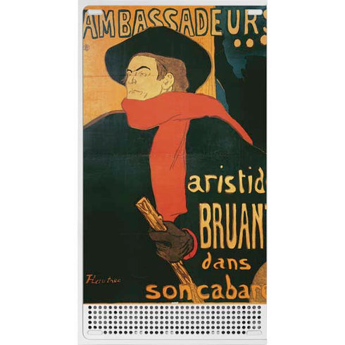 Henri Toulouse-Lautrec Ambassadeurs Aristide Bruant Xbox Series S Console Skin