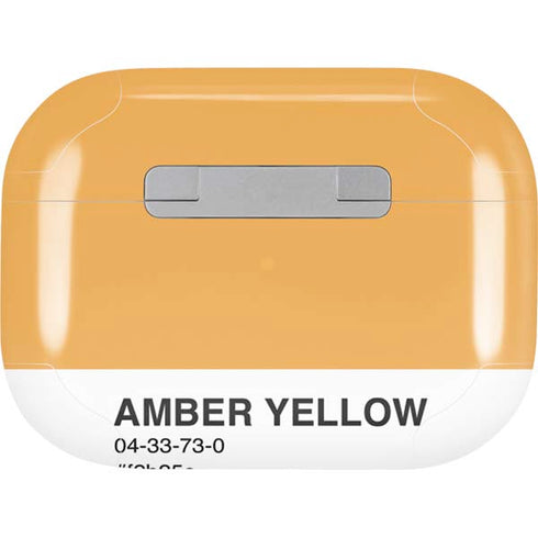 Amber Yellow AirPods Pro 2nd Gen Skin