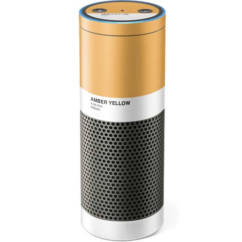 Amber Yellow Amazon Echo Skin