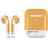 Amber Yellow Apple AirPods 2 Skin