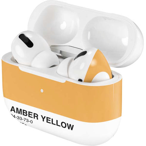 Amber Yellow Apple AirPods Pro Skin