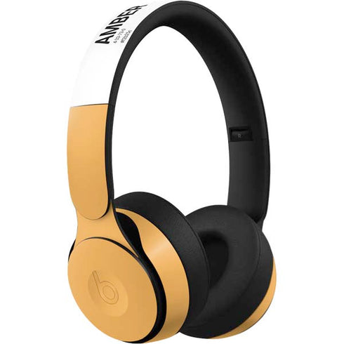 Amber Yellow Beats Solo Pro Skin