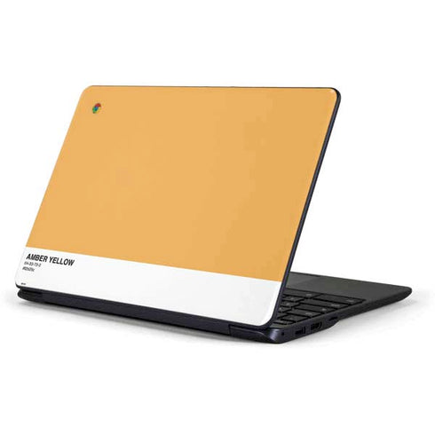 Amber Yellow Samsung Chromebook Skin