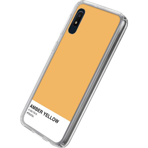 Amber Yellow Galaxy A10e Clear Case