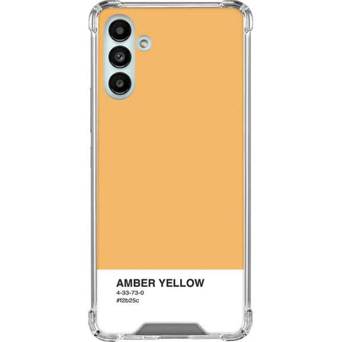 Amber Yellow Galaxy A13 5G Clear Case