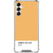 Amber Yellow Galaxy A15 5G Clear Case