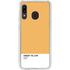 Amber Yellow Galaxy A20 Clear Case