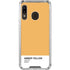 Amber Yellow Galaxy A30 Clear Case