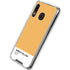Amber Yellow Galaxy A30 Clear Case
