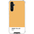 Amber Yellow Galaxy A54 5G Clear Case