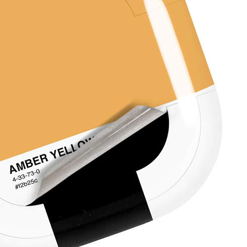 Amber Yellow Galaxy Buds Live Skin