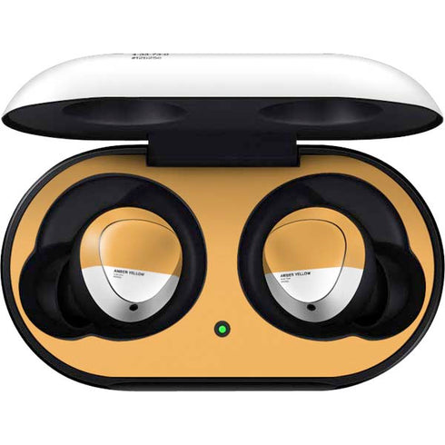 Amber Yellow Galaxy Buds Skin