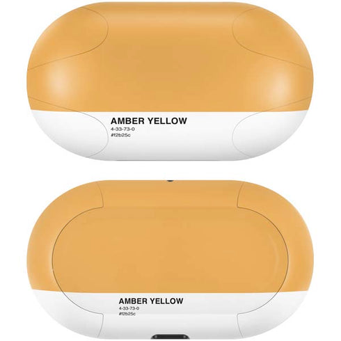 Amber Yellow Galaxy Buds Skin