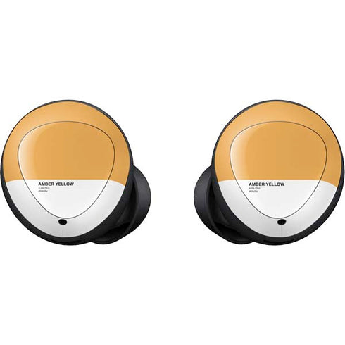 Amber Yellow Galaxy Buds Skin
