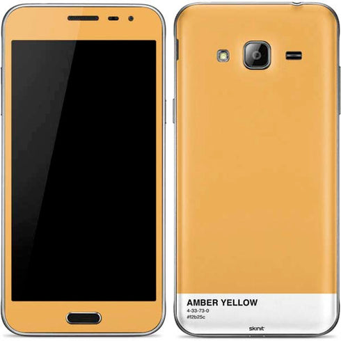 Amber Yellow Galaxy J3 Skin