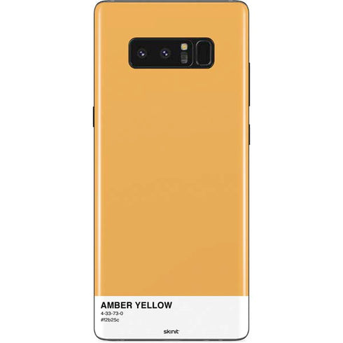 Amber Yellow Galaxy Note 8 Skin