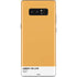 Amber Yellow Galaxy Note 8 Skin