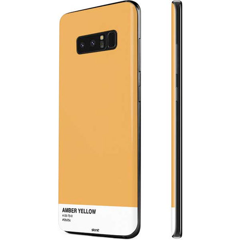 Amber Yellow Galaxy Note 8 Skin
