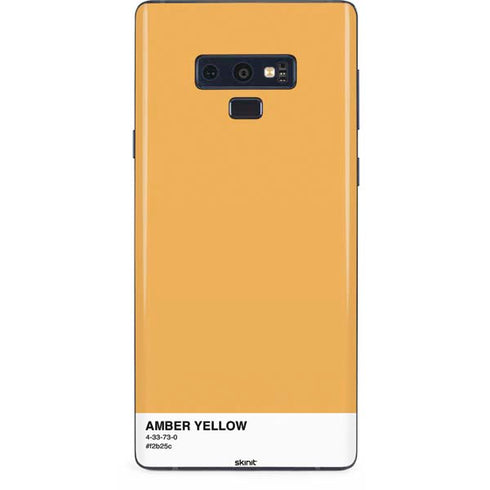 Amber Yellow Galaxy Note 9 Skin