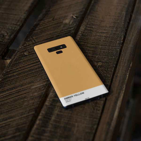 Amber Yellow Galaxy Note 9 Skin