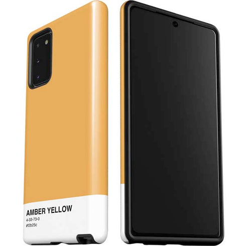 Amber Yellow Galaxy Note20 5G Pro Case