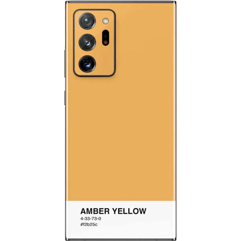 Amber Yellow Galaxy Note20 Ultra 5G Skin