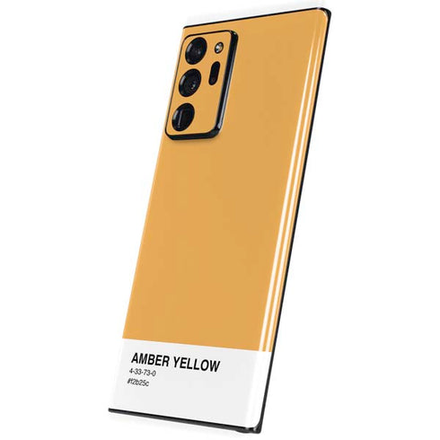 Amber Yellow Galaxy Note20 Ultra 5G Skin