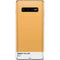 Amber Yellow Galaxy S10 Plus Skin