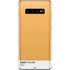 Amber Yellow Galaxy S10 Plus Skin