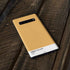 Amber Yellow Galaxy S10 Plus Skin