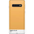 Amber Yellow Galaxy S10 Skin