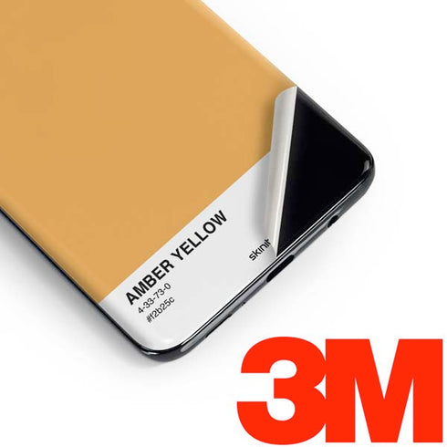 Amber Yellow Galaxy S10 Skin